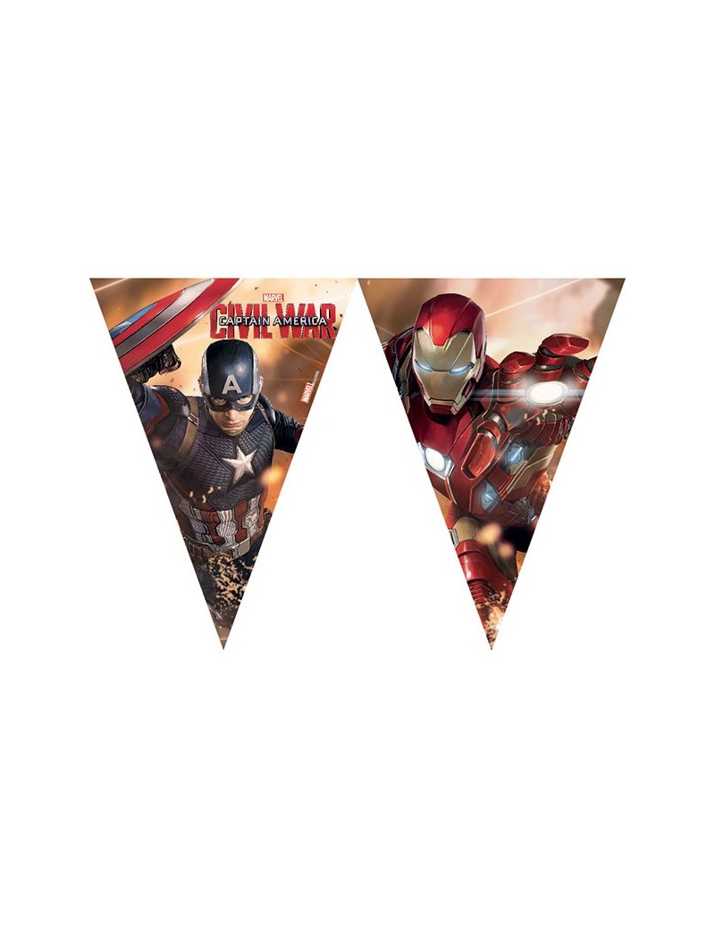 Festone Bandierina Avengers Civil War