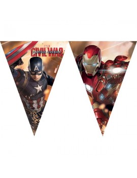 Festone Bandierina Avengers Civil War