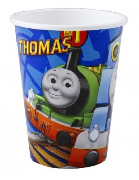 Bicchieri di Plastica Trenino Thomas da 200 ml (8 pz)