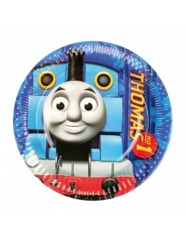 Piattini di Carta Trenino Thomas 18 cm (8 pz)