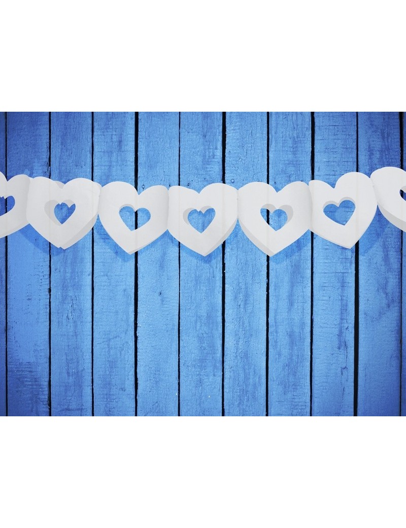 Festone Cuori Bianchi