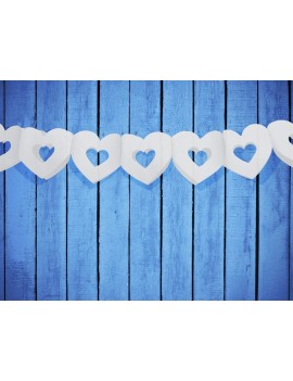 Festone Cuori Bianchi