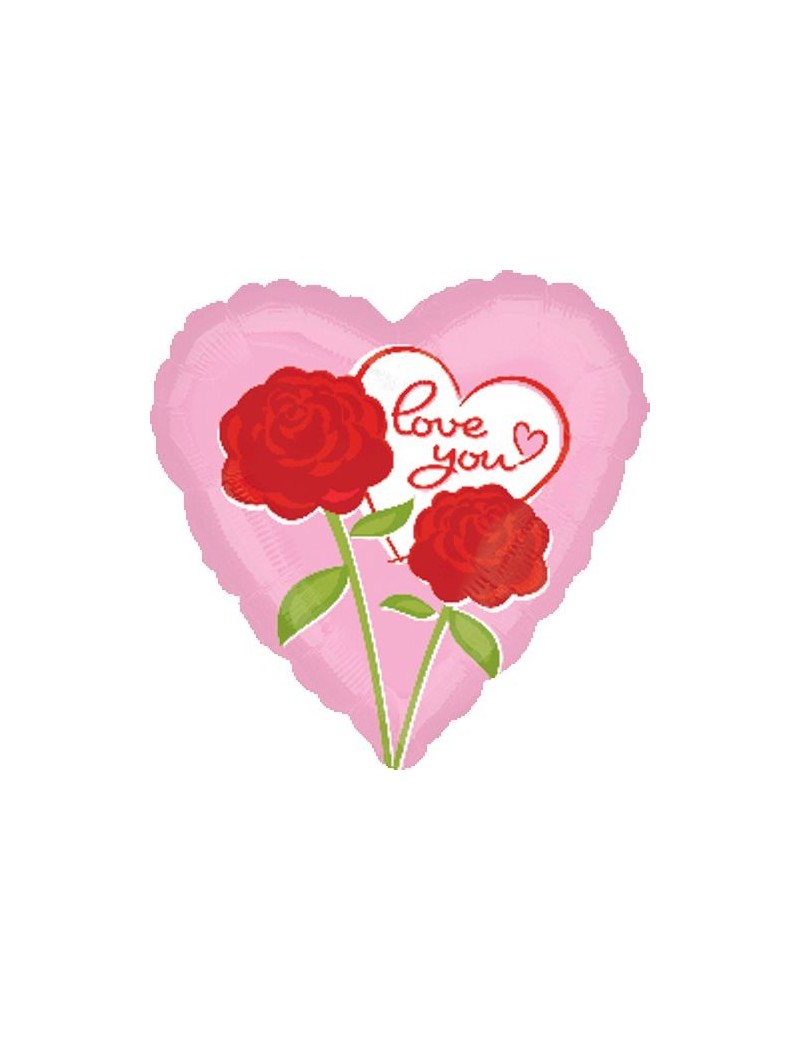 Palloncino Love You con Rose