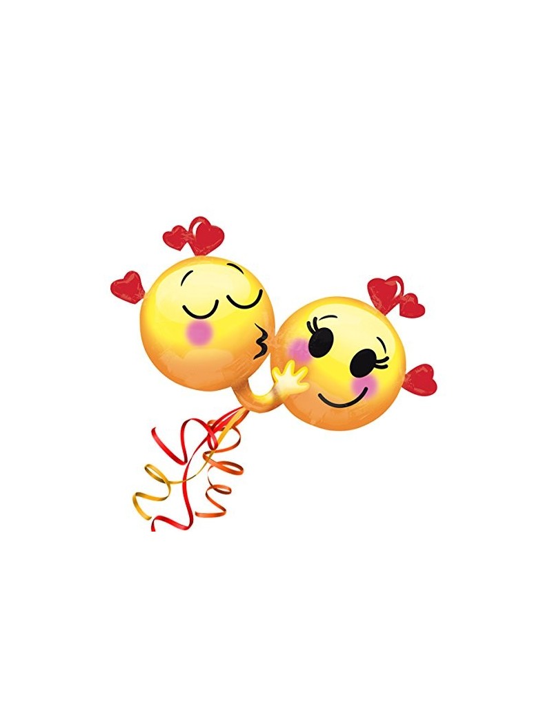 Palloncino SuperShape Emoticon Cuori