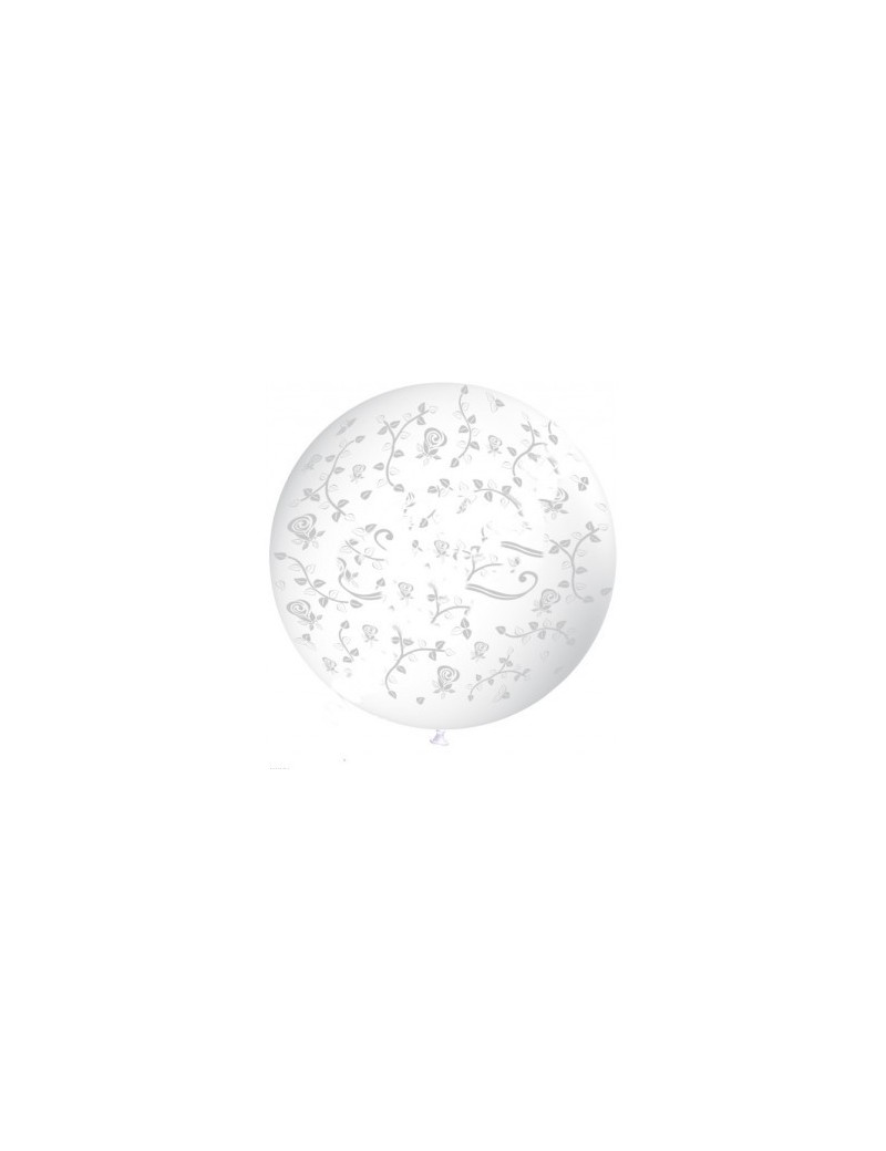 Palloncino in Lattice 22" Trasparente con Motivi