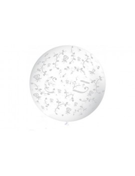 Palloncino in Lattice 22" Trasparente con Motivi