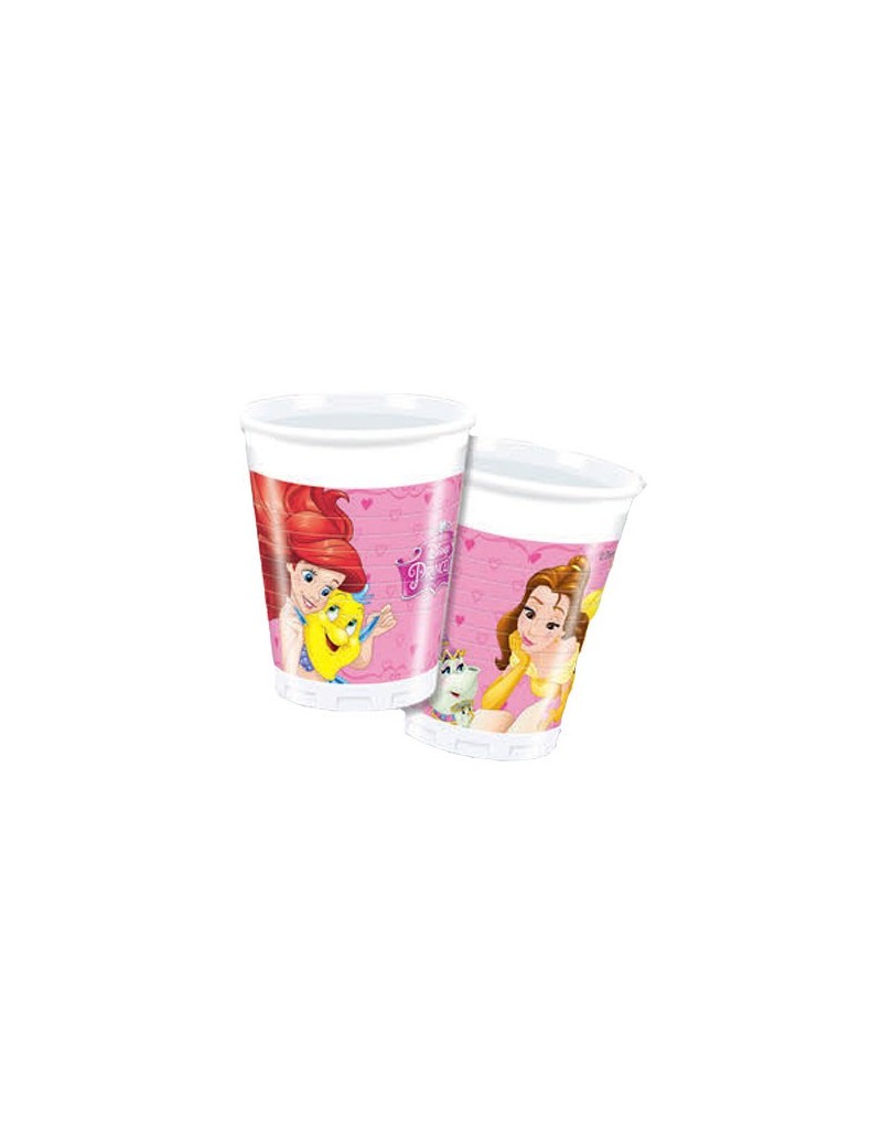 Bicchieri di Plastica Principesse da 200 ml