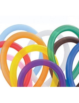 Palloncini in Lattice Modellabili LUX Multicolor (50pz)