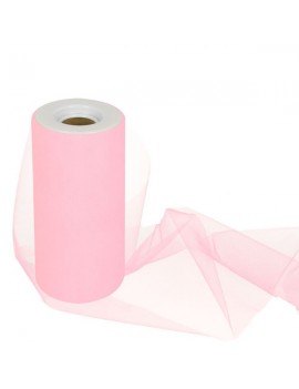 Tulle Colore Rosa 15 cm x 25 m