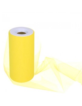 Tulle Colore Giallo 15 cm x 25 m