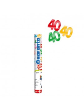 Spara Coriandoli Con Numeri Quaranta