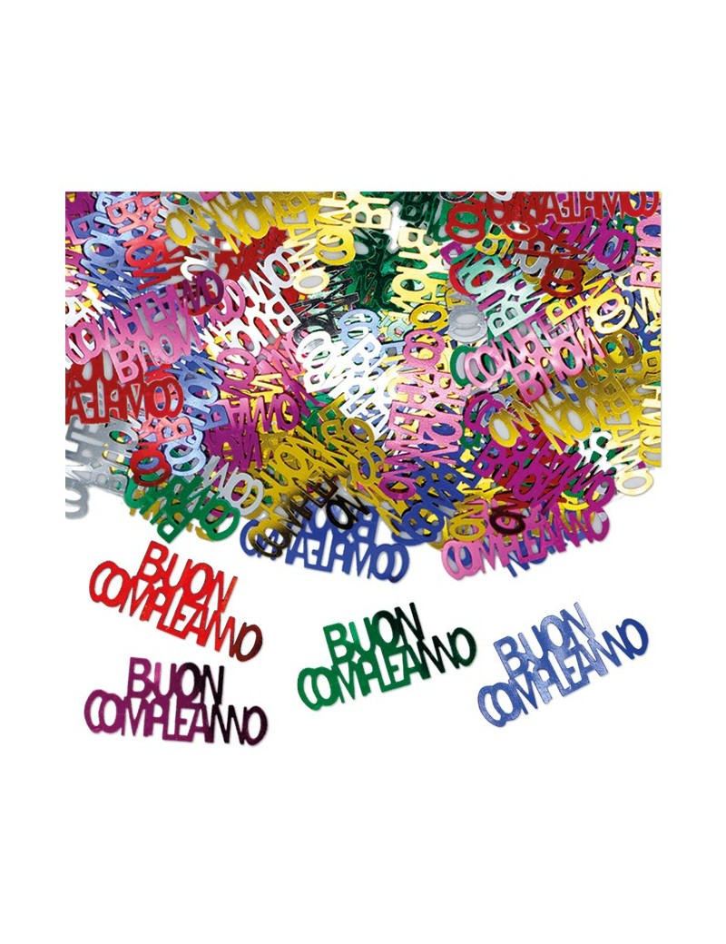 Confetti Multicolor Buon Compleanno