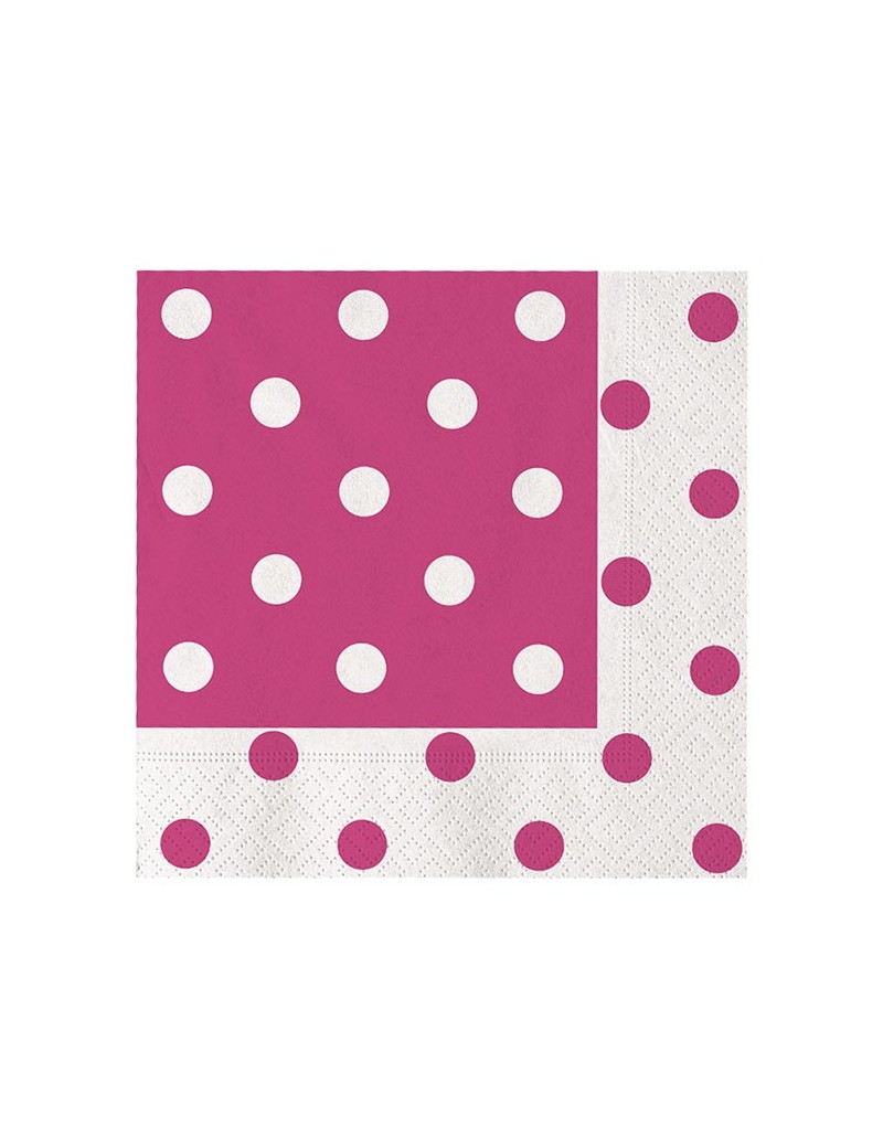 Tovaglioli Pois Fucsia (20 pz)