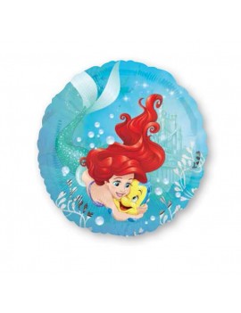 Palloncino Ariel Sirenetta Disney Tondo 18"