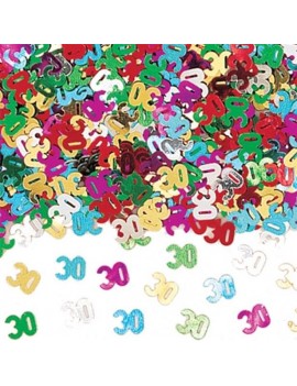 Confetti Decorativi Numero 30 Multicolor