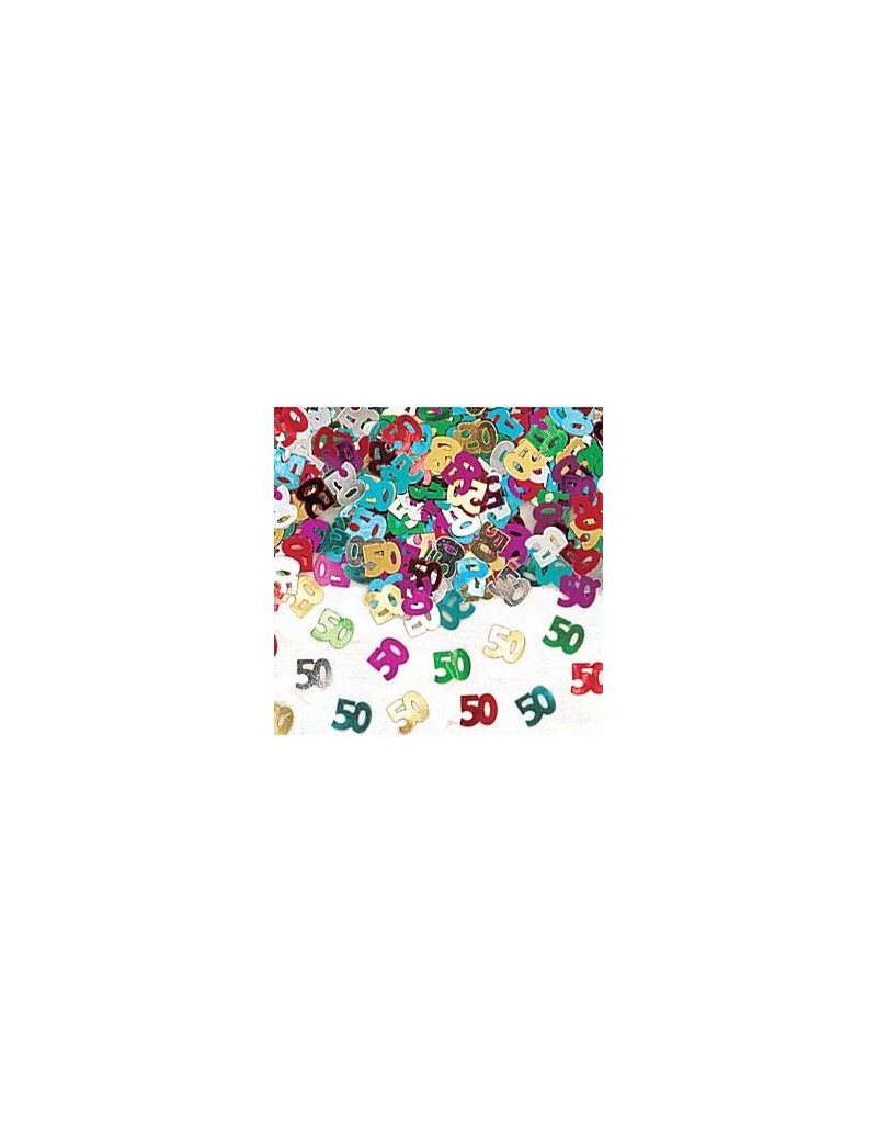 Confetti Decorativi Numero 50 Multicolor