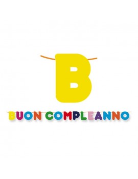 Festone Buon Compleanno Multicolor