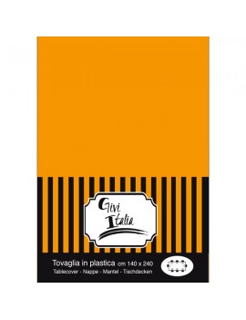 Tovaglia Arancio in PVC (140x240 cm)