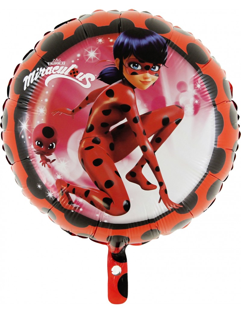 Palloncino Tondo Miraculous - Lady Bug