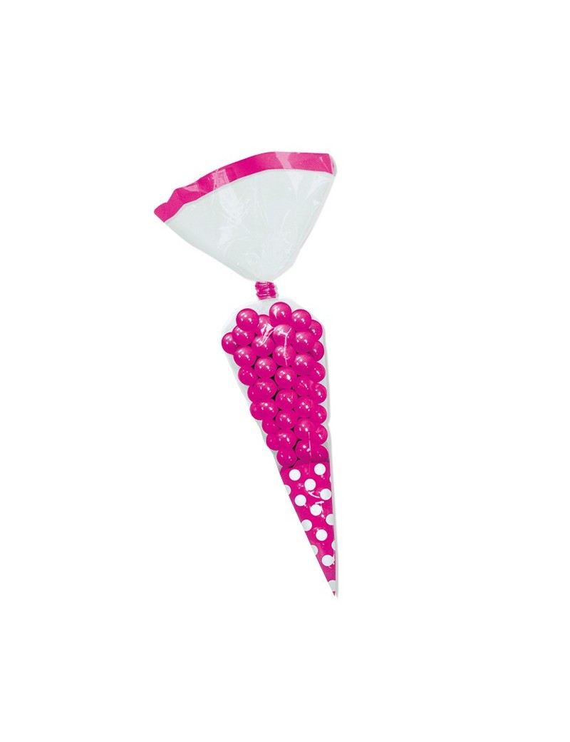 Sacchettini Fucsia a Cono (10 pz)