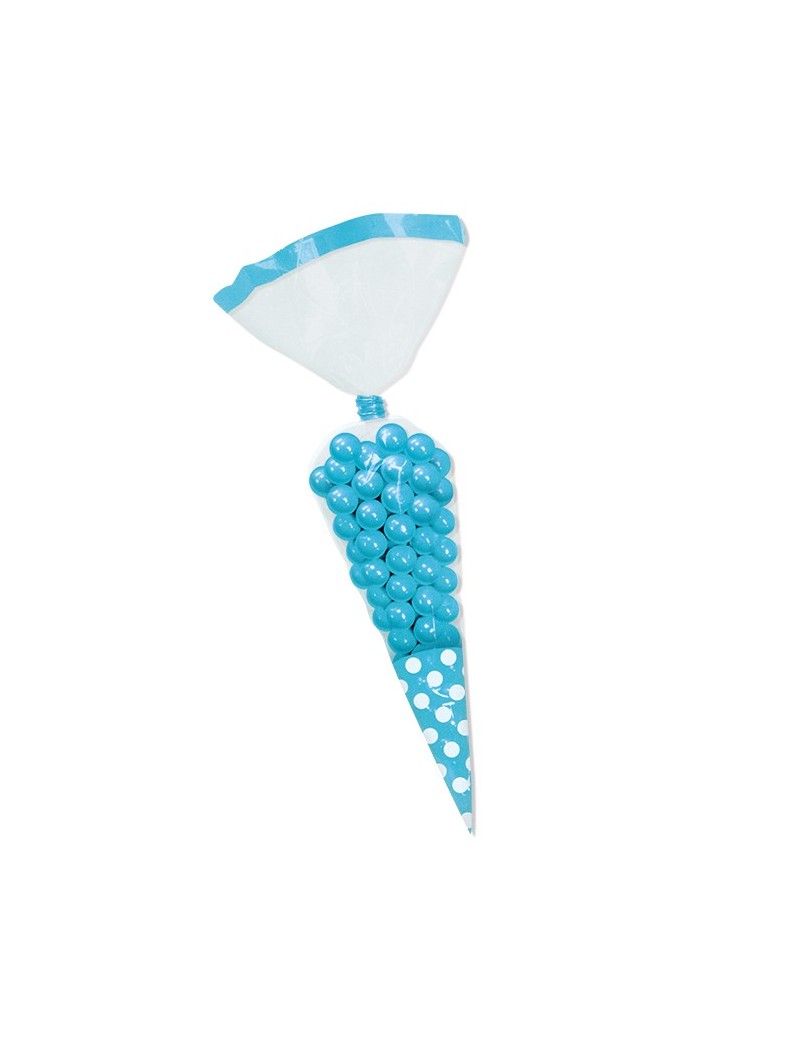 Sacchettini Turchese a Cono (10 pz)