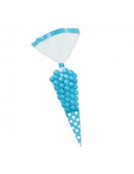 Sacchettini Turchese a Cono (10 pz)