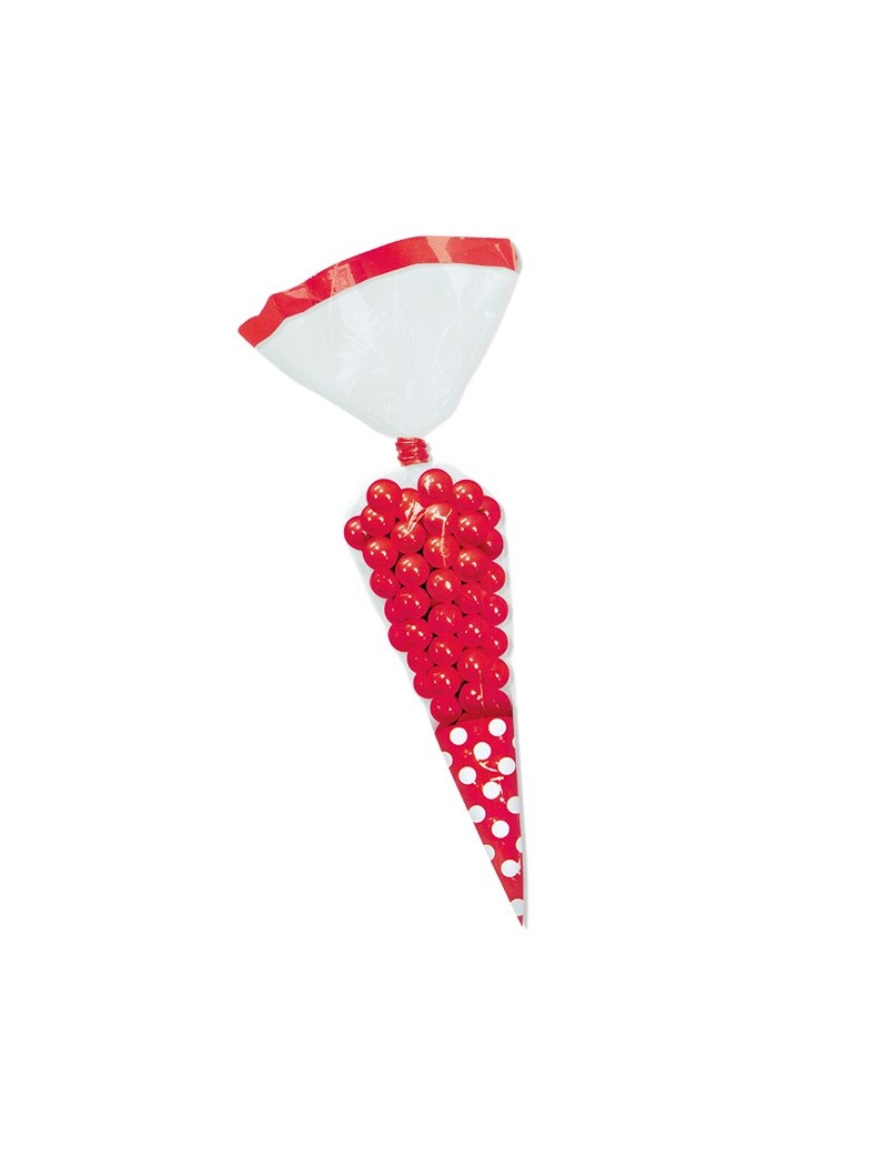 Sacchettini Rossi a Cono (10 pz)