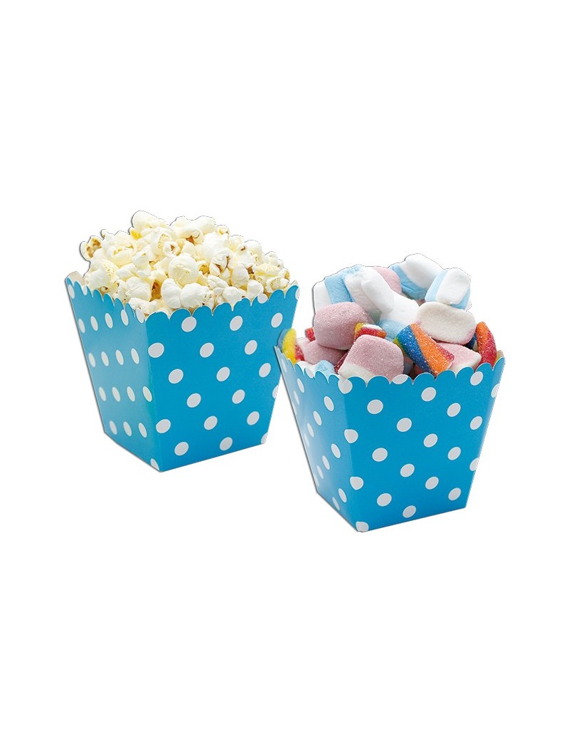 Sweet Box Turchesi a Pois (6 pz)
