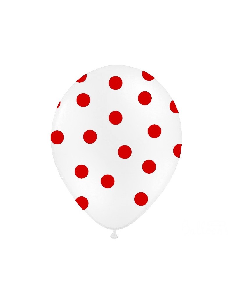 Fvomye 20 Palloncini A Forma Di Coccinella – 30.5 Cm, Rossi Con Pois Neri, In Lattice, Per Feste A Tema - 4