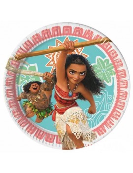 Piattini Oceania Disney 20 cm (moana) pz.8