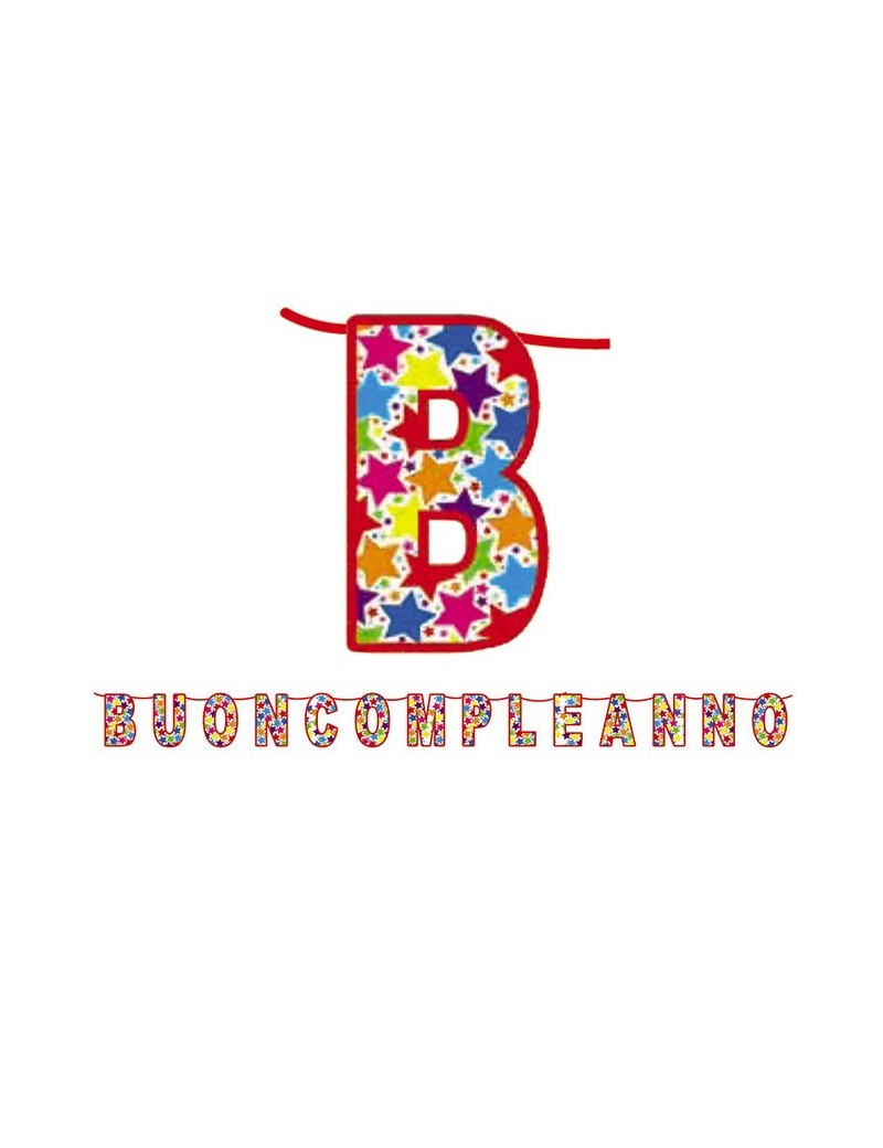Festone Buon Compleanno Stardust