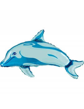 Palloncino in Mylar Delfino Blu