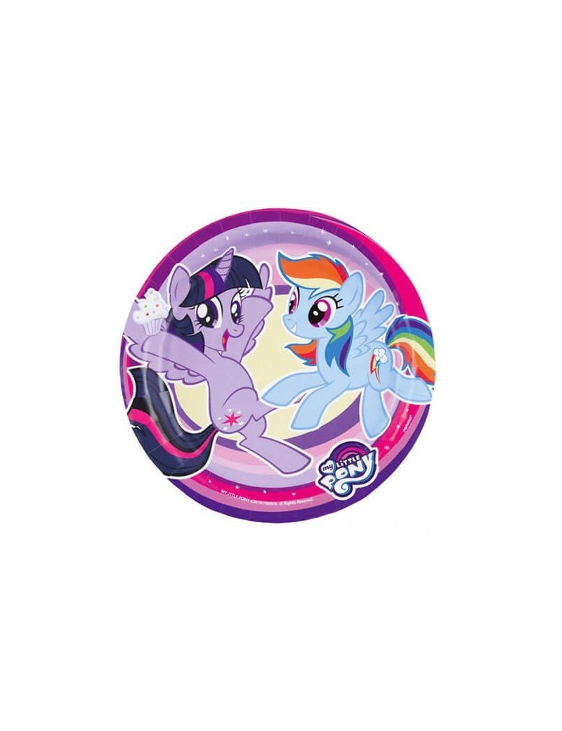Piattini My Little Pony Viola da 18 cm