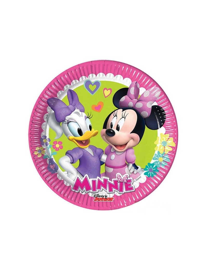 Piattini di Carta Minnie Happy Helpers da 20 cm (8pz)