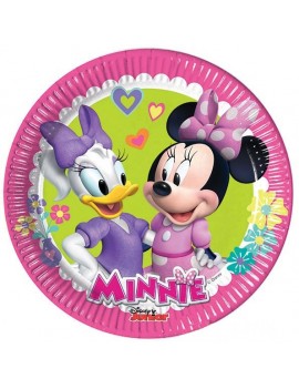 Piattini di Carta Minnie Happy Helpers da 20 cm (8pz)