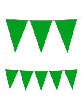 Festone Bandierina in Plastica Verde