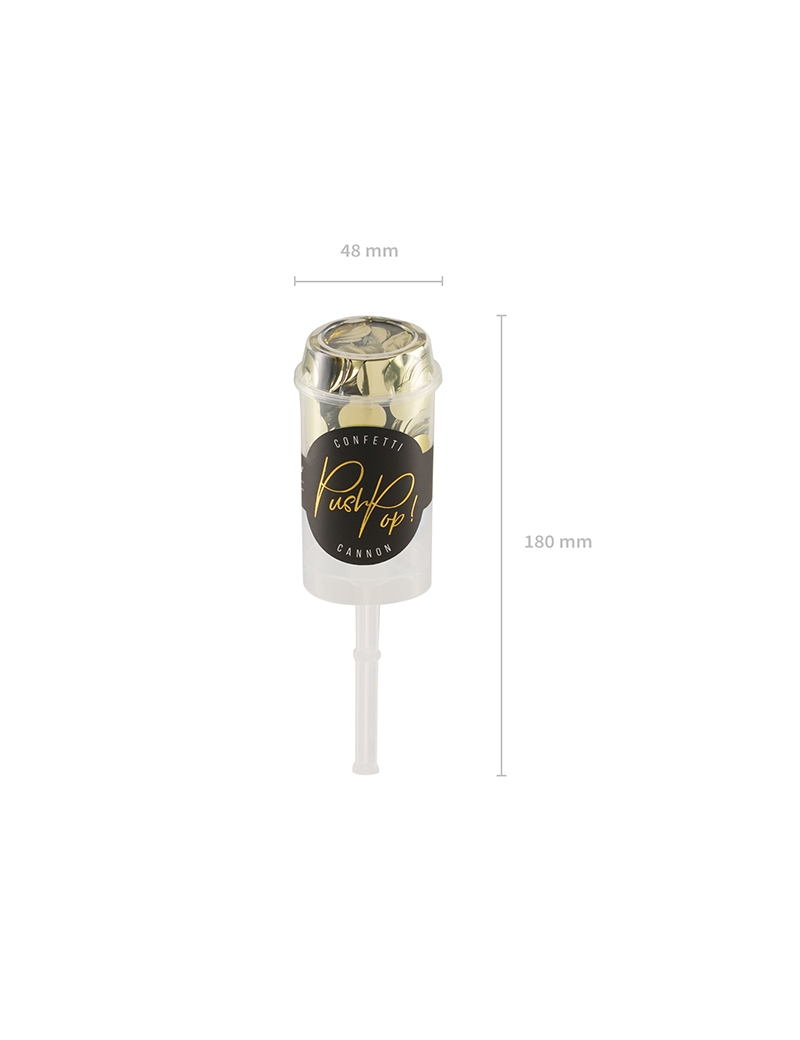Spara Confetti Push Pop Gold