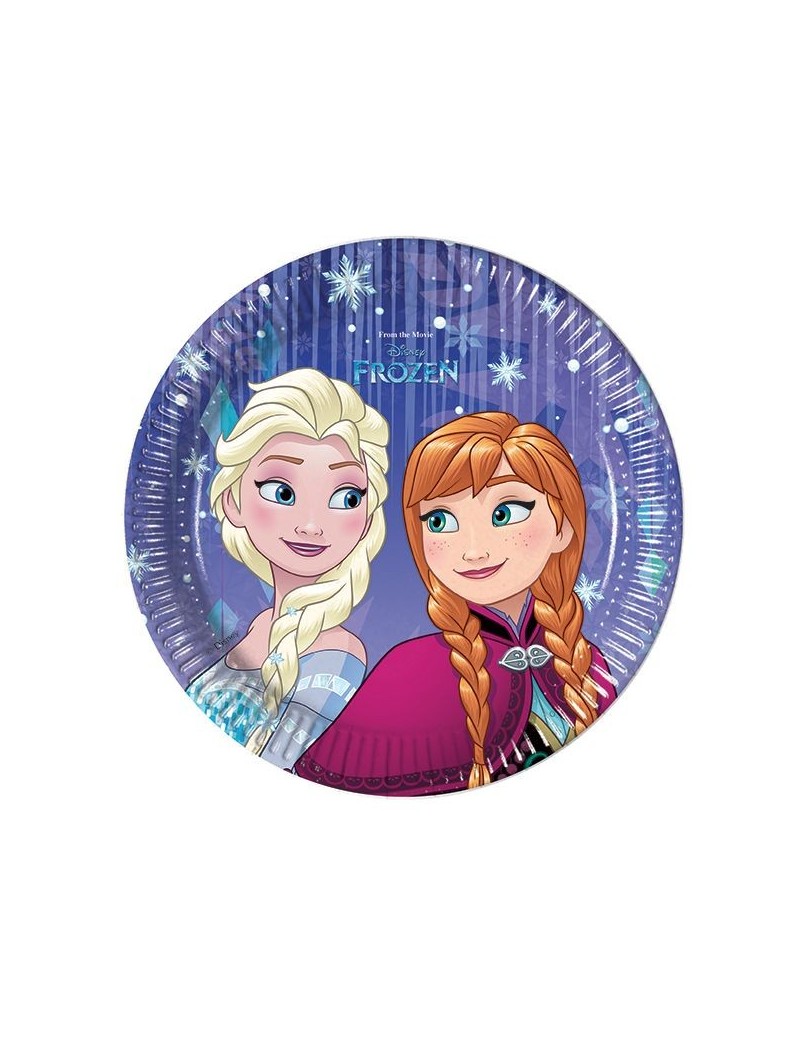 Piattini Frozen Snowflakes da 20 cm