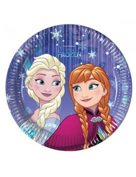 Piattini Frozen Snowflakes da 20 cm