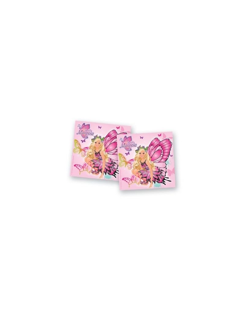 Tovaglioli di Carta Barbie Mariposa 33x33