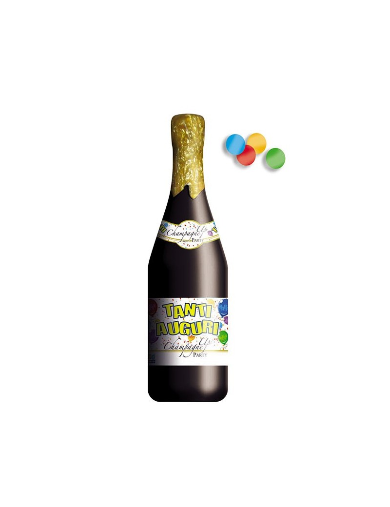 Bottiglia Champagne Spara Coriandoli Multicolor