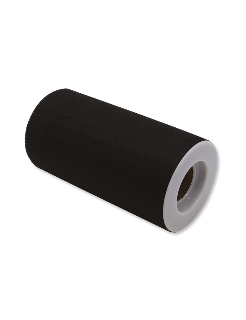 Tulle Colore Nero 12.5 cm x 25 m