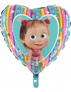 Palloncino Cuore Masha e...