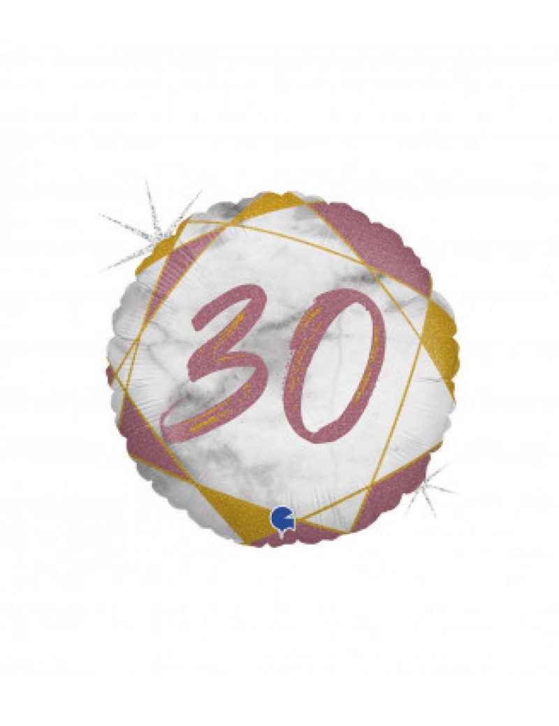 Qualatex Palloncino Rotondo 45,7 Cm – Rosa Acceso, In Lattice Biodegradabile, Per Compleanni E Feste