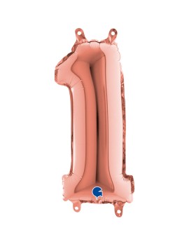 Palloncino Numero 1 Rosa...