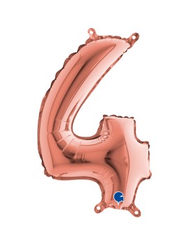 Palloncino Numero 4 Rosa...