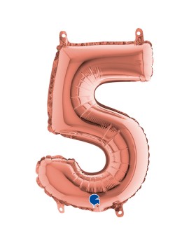 Palloncino Numero 5 Rosa...