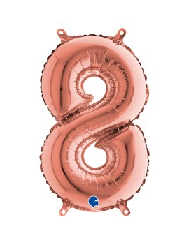 Palloncino Numero 8 Rosa...