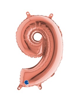 Palloncino Numero 9 Rosa...