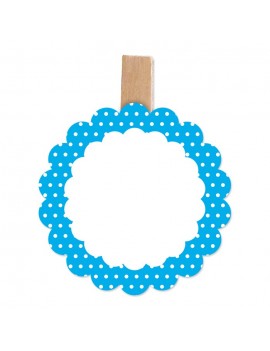 Segnaposto Pois Celeste (6 pz)